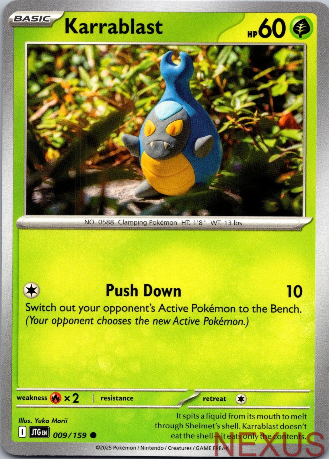 Karrablast 009/159 Common Near Mint