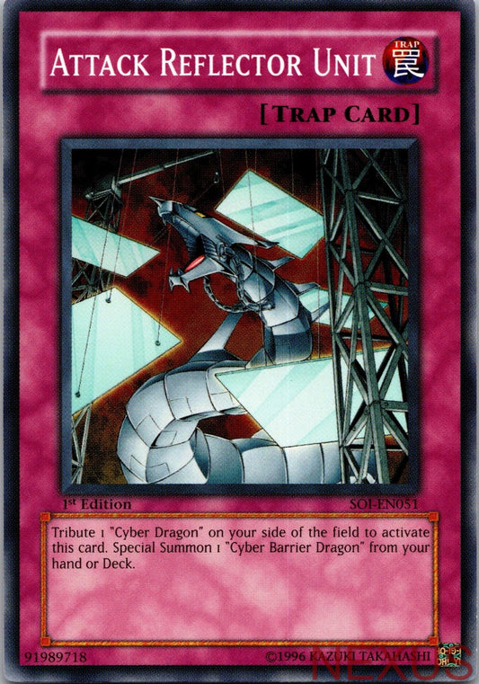 Attack Reflector Unit SOI-EN051 Shadow of Infinity Yu-Gi-Oh 1st Edition NM