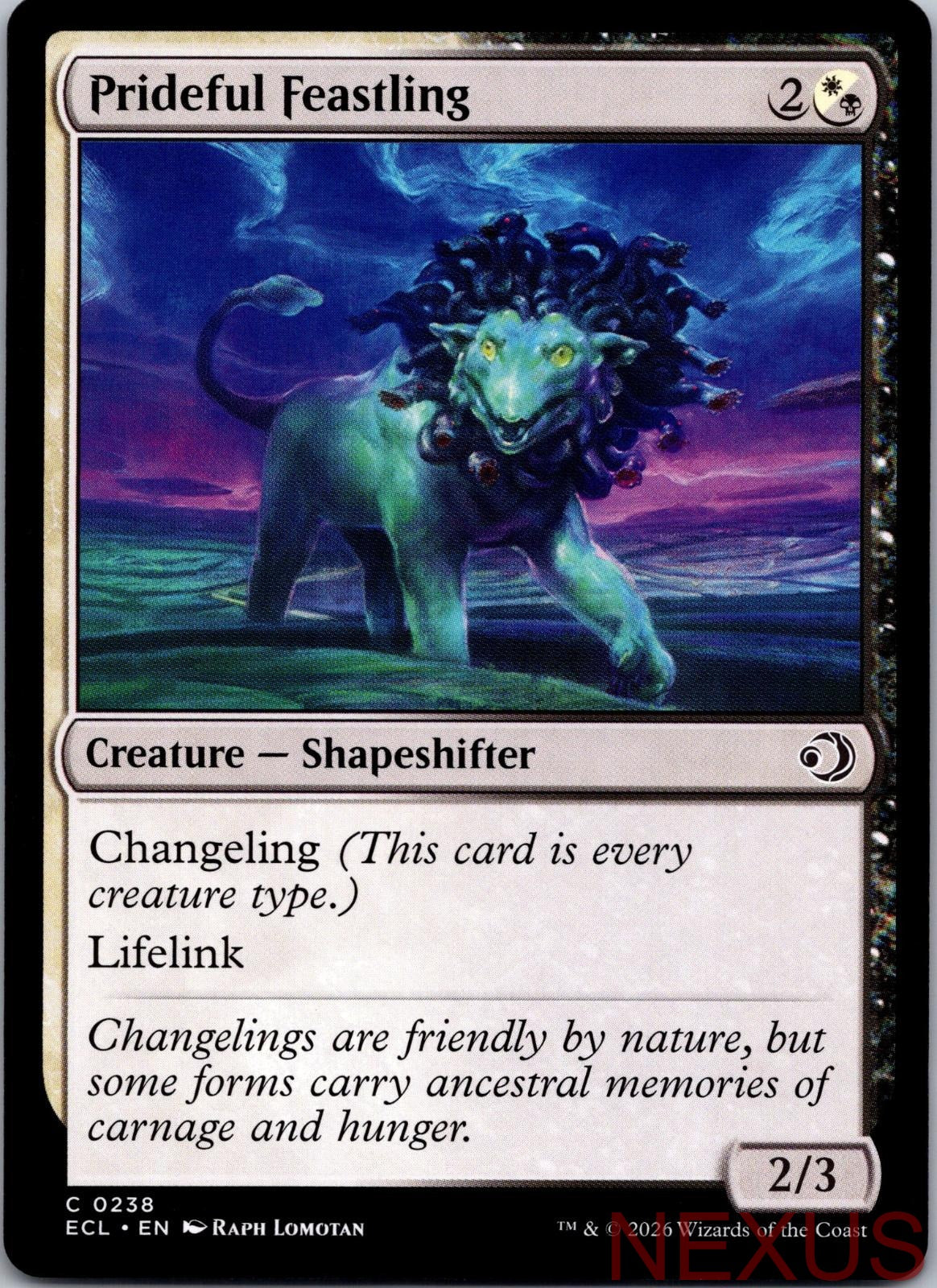 Prideful Feastling 238 Common Near Mint