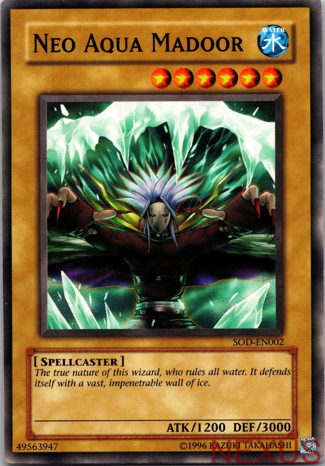 Neo Aqua Madoor SOD-EN002 Common Soul of the Duelist Unlimited Near Mint