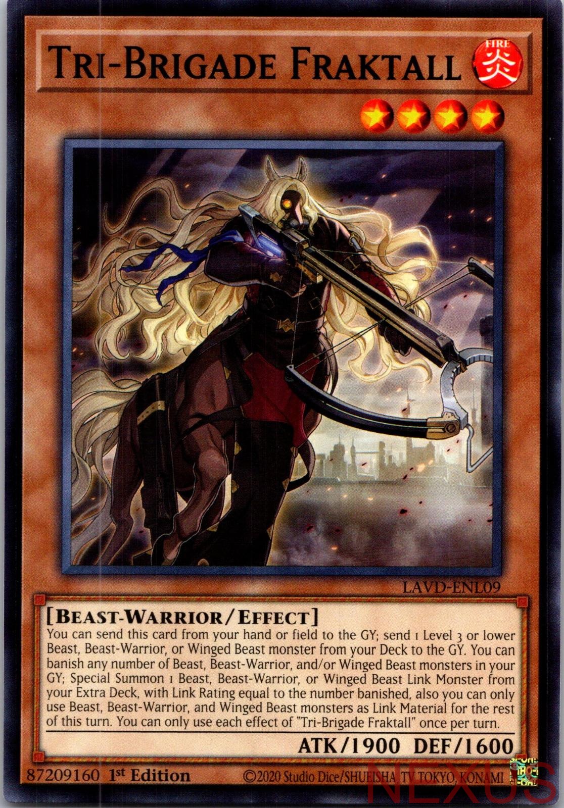 Tri-Brigade Fraktall LAVD-ENL09 Common / Short Print 1st Edition Near Mint