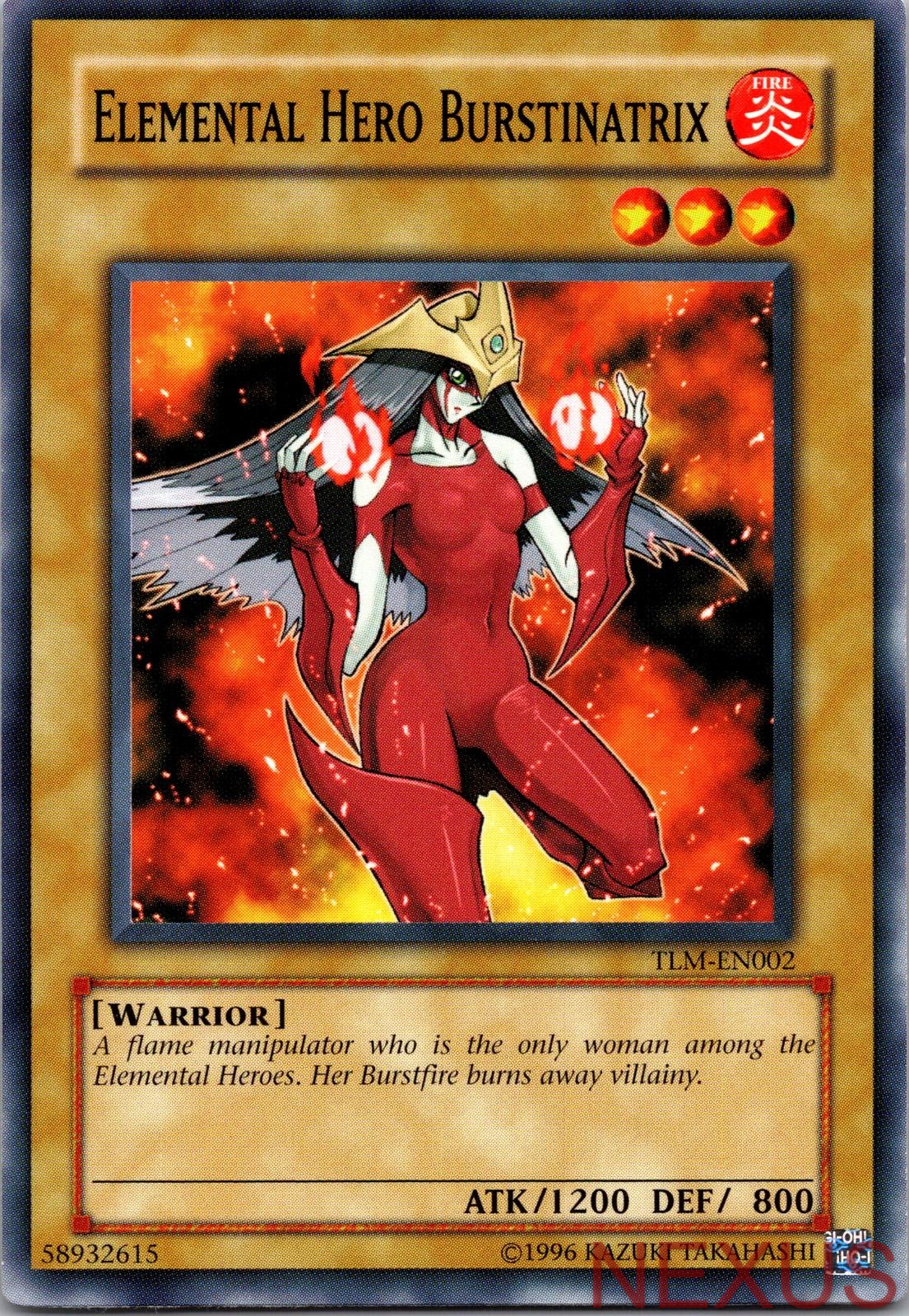 Elemental Hero Burstinatrix TLM-EN002 Common Unlimited Lightly Played