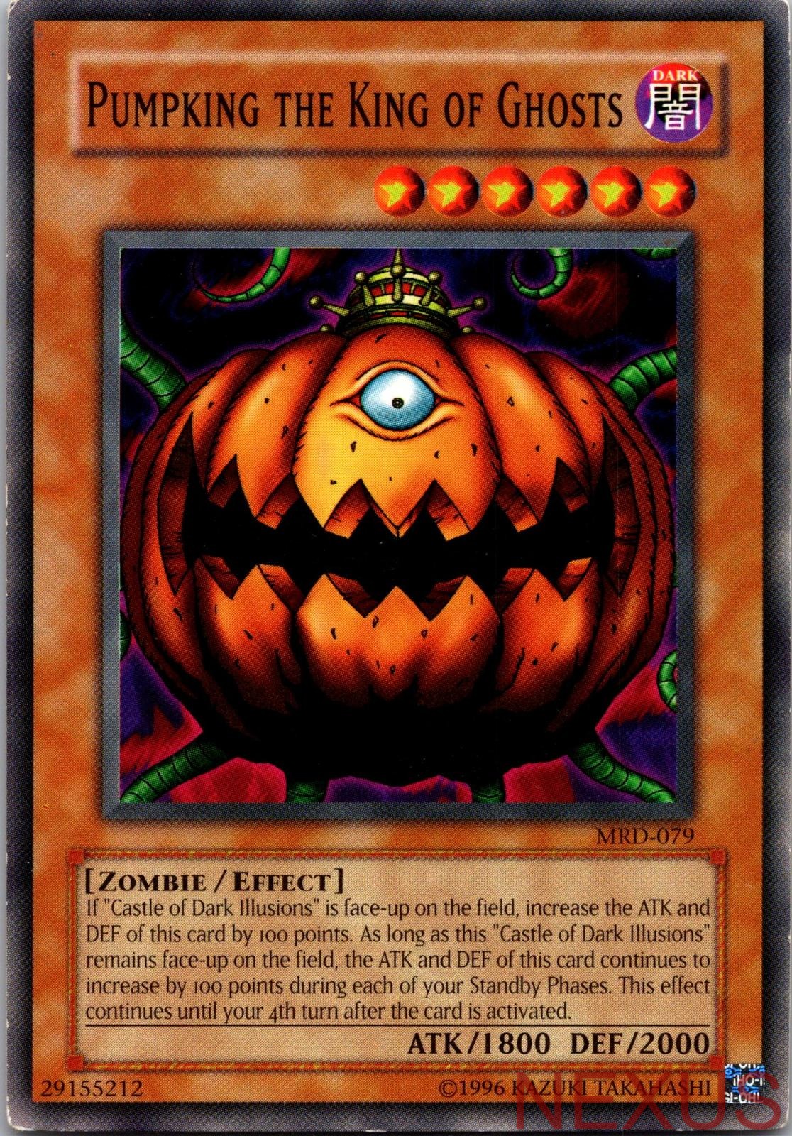 Pumpking the King of Ghosts MRD-079 Common Unlimited Lightly Played