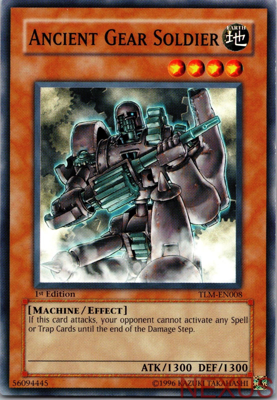Ancient Gear Soldier TLM-EN008 Common The Lost Millennium 1st Edition Near Mint