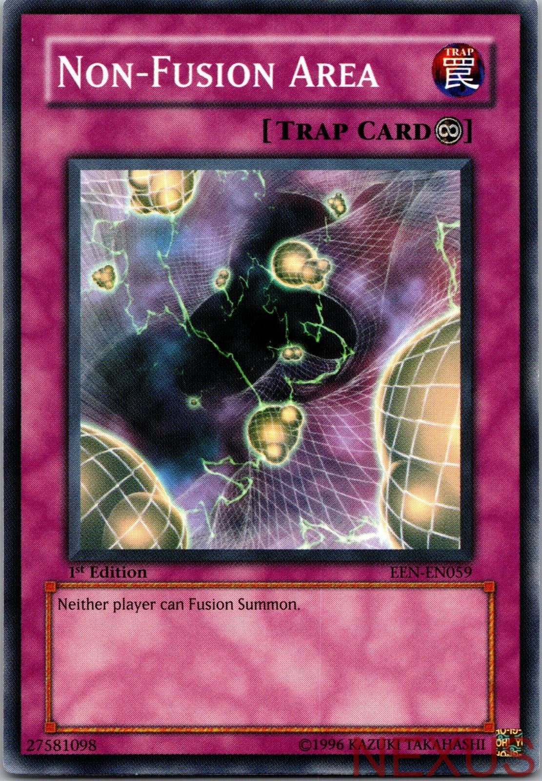 Non-Fusion Area EEN-EN059 Common Elemental Energy Yu-Gi-Oh 1st Edition Near Mint