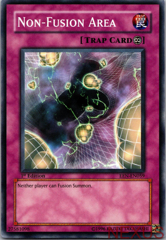 Non-Fusion Area EEN-EN059 Common Elemental Energy Yu-Gi-Oh 1st Edition Near Mint