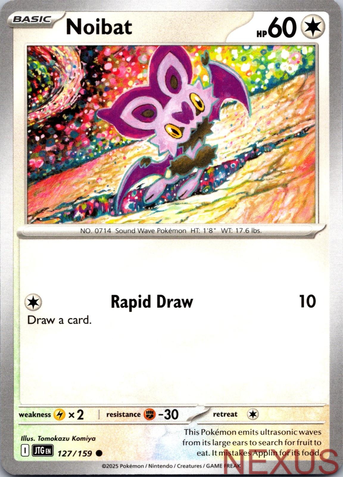 Noibat 127/159 Common Near Mint