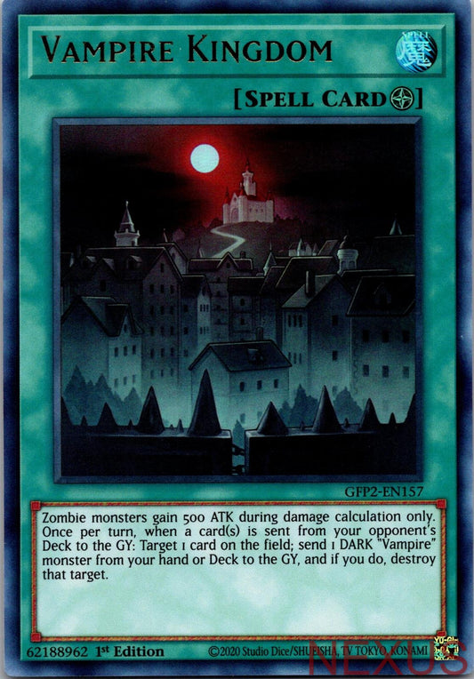 Vampire Kingdom GFP2-EN157 Ultra Rare 1st Edition Near Mint