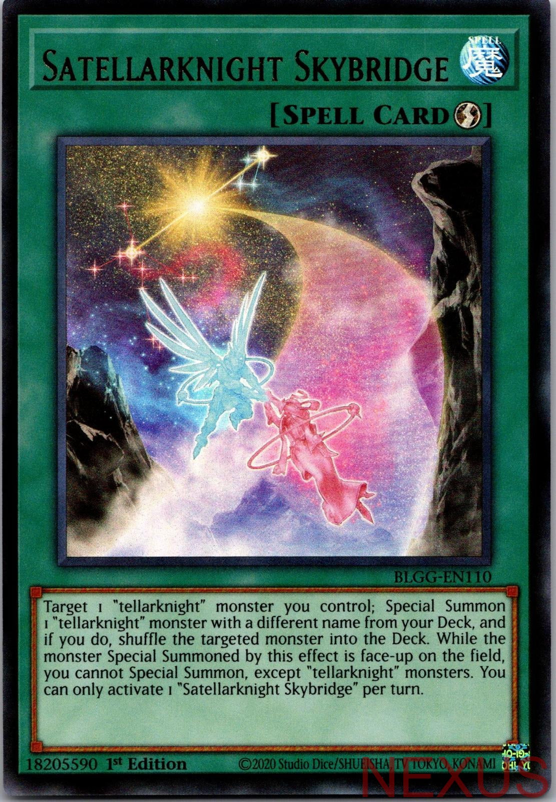Satellarknight Skybridge BLGG-EN110 Ultra Rare 1st Edition Near Mint