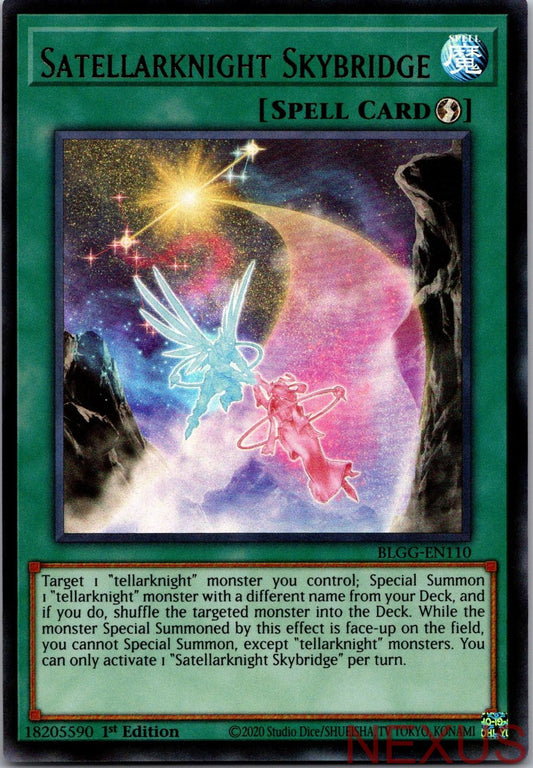 Satellarknight Skybridge BLGG-EN110 Ultra Rare 1st Edition Near Mint
