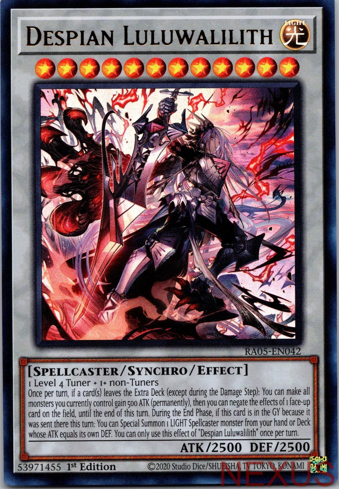 Despian Luluwalilith (Ultra Rare) RA05-EN042 Ultra Rare 1st Edition Near Mint