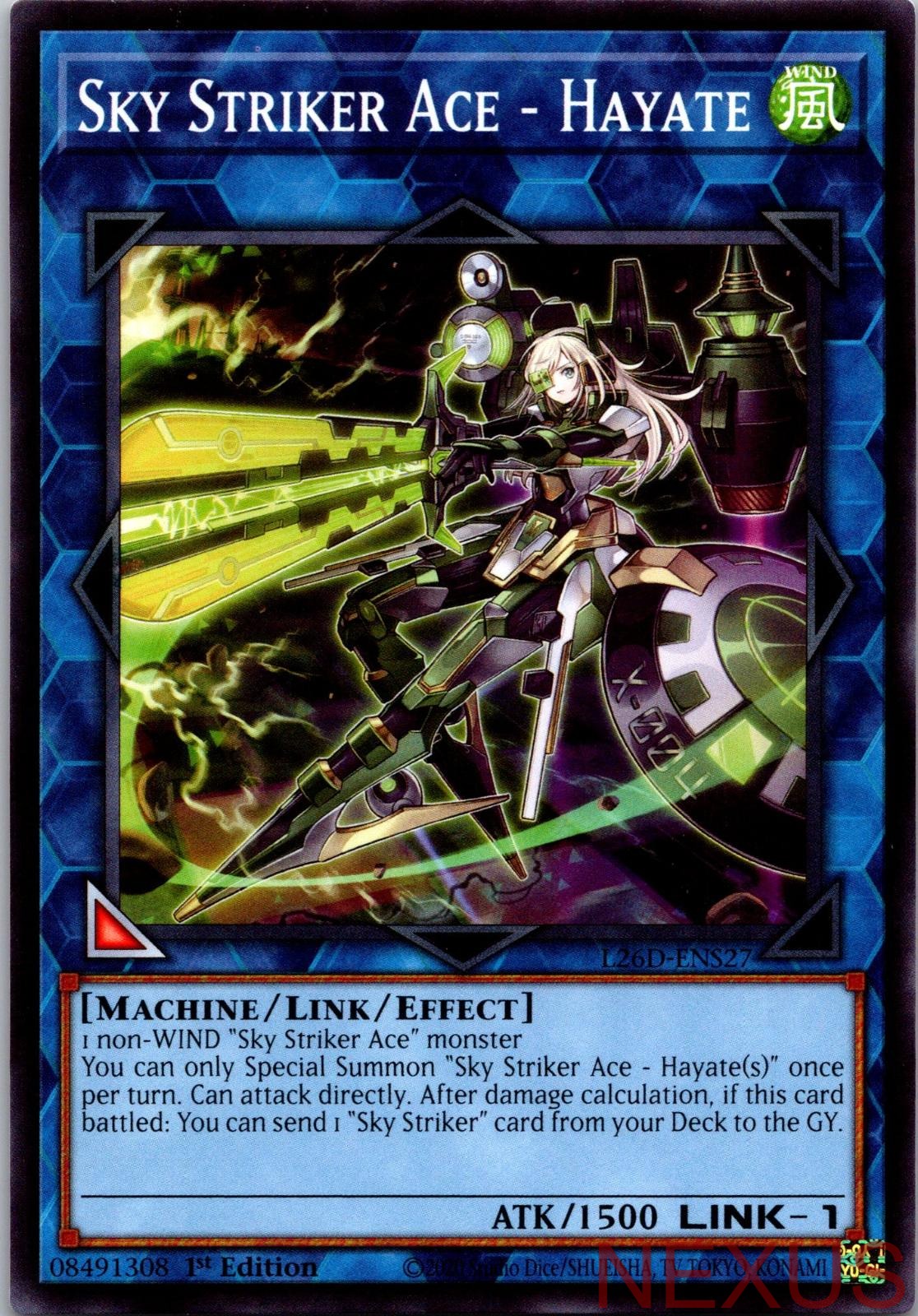 Sky Striker Ace - Hayate L26D-ENS27 Legendary Modern Decks 2026 1st Edition NM