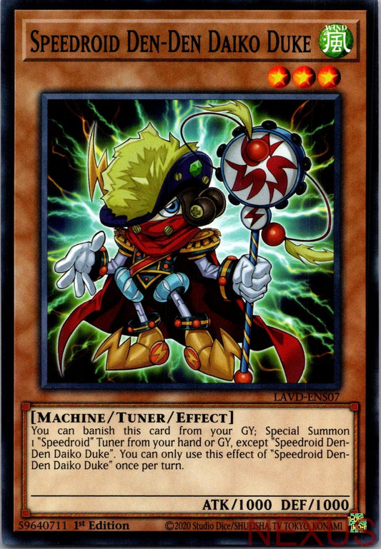 Speedroid Den-Den Daiko Duke LAVD-ENS07 Common / Short Print 1st Edition NM
