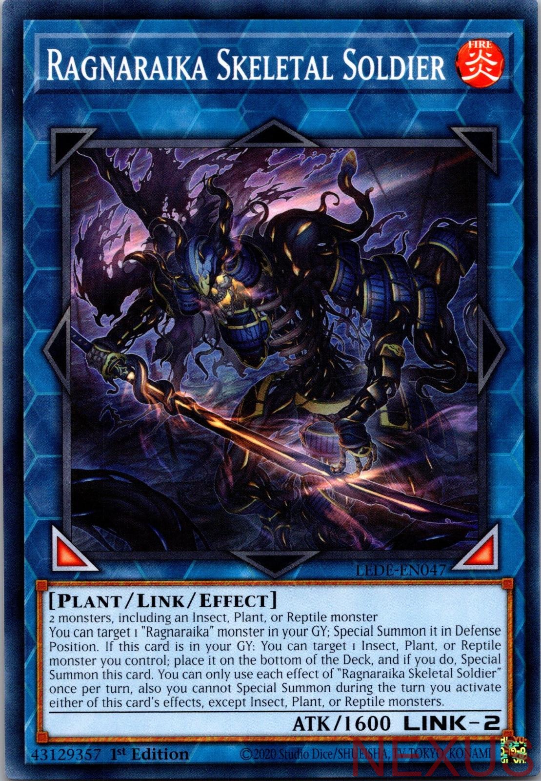 Ragnaraika Skeletal Soldier LEDE-EN047 Legacy of Destruction 1st Edition NM