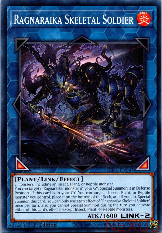Ragnaraika Skeletal Soldier LEDE-EN047 Legacy of Destruction 1st Edition NM