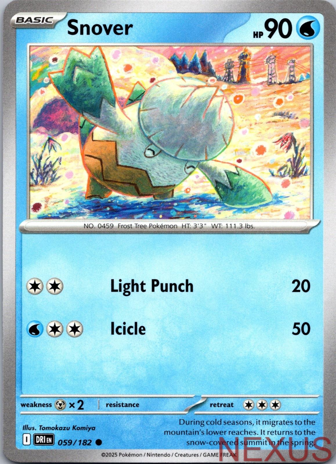 Snover 059/182 Common Near Mint