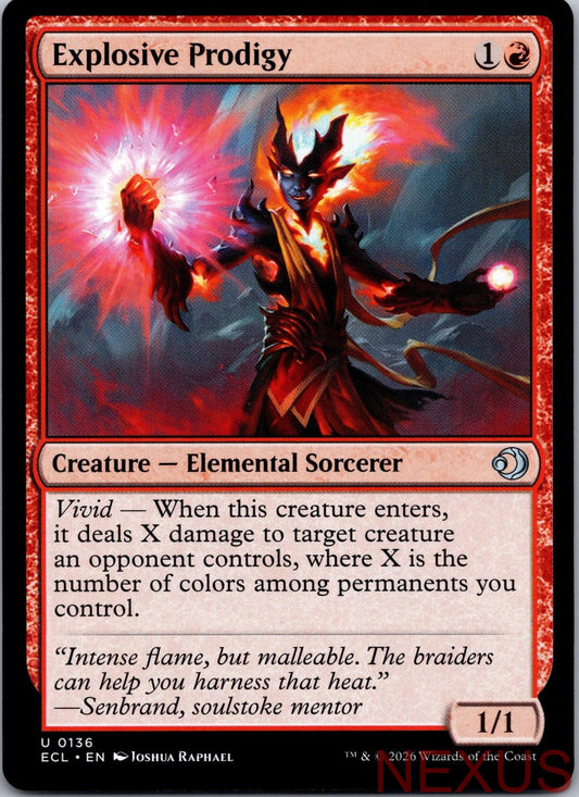 Explosive Prodigy 136 Uncommon Near Mint