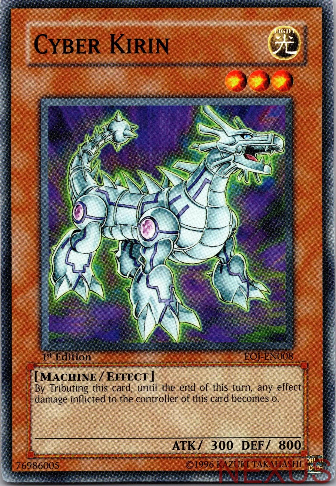 Cyber Kirin EOJ-EN008 Common 1st Edition Lightly Played