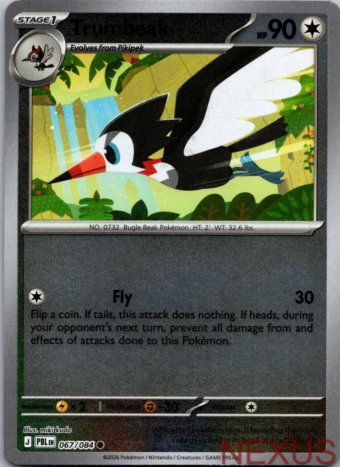 Trumbeak 067/084 Common Reverse Holo Near Mint