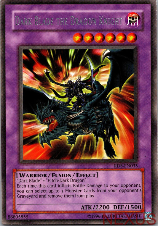 Dark Blade the Dragon Knight RDS-EN035 Rare Rise of Destiny Unlimited Near Mint