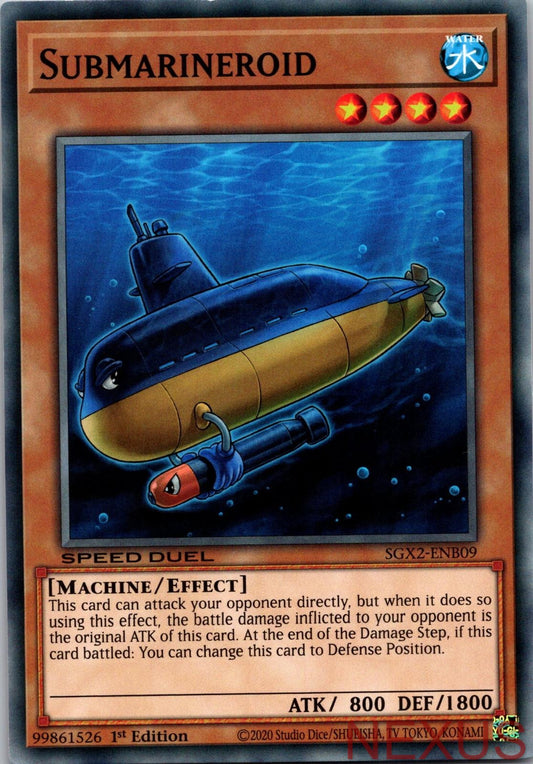 Submarineroid SGX2-ENB09 Common 1st Edition Near Mint