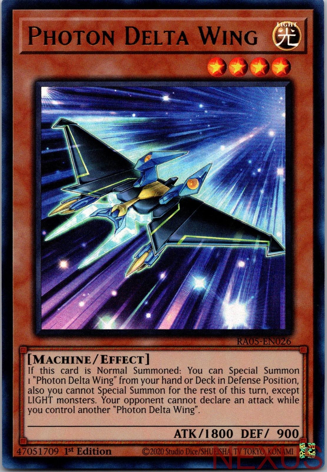 Photon Delta Wing (Ultra Rare) RA05-EN026 Ultra Rare 1st Edition Near Mint