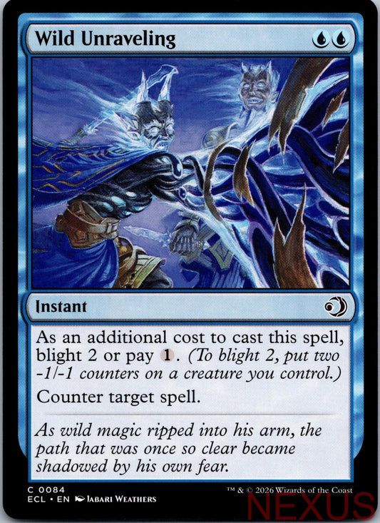 Wild Unraveling 84 Common Near Mint