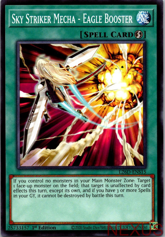 Sky Striker Mecha - Eagle Booster L26D-ENS15 1st Edition NM