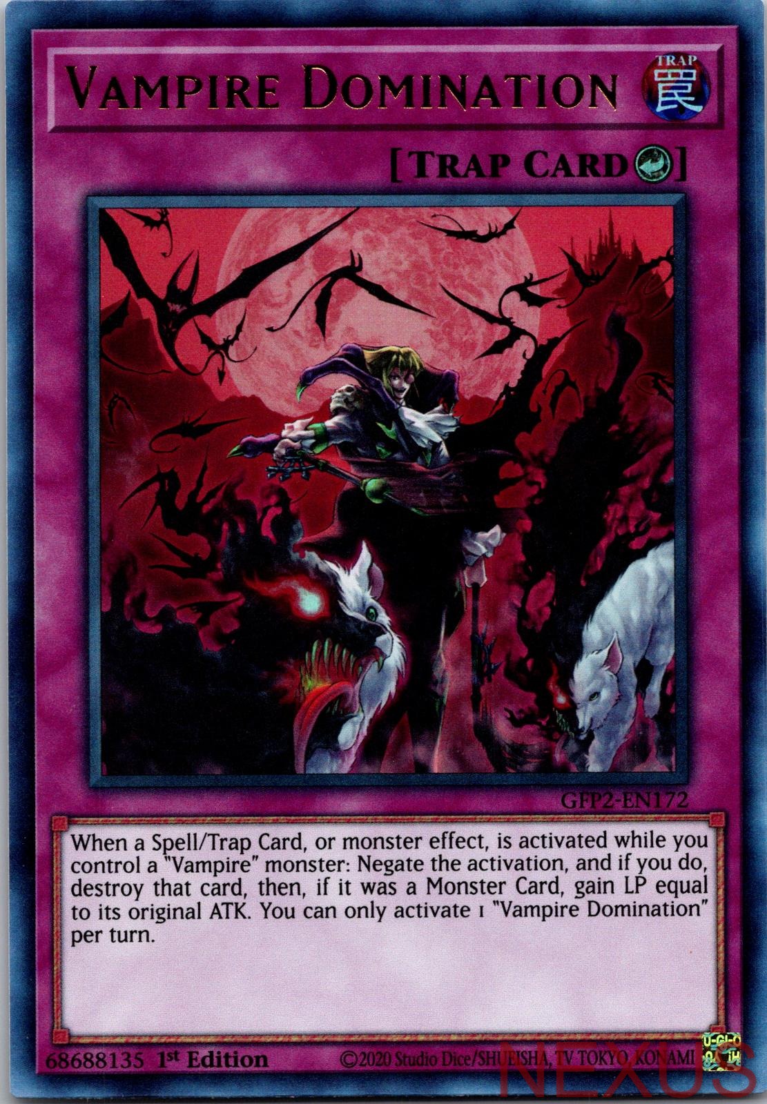 Vampire Domination GFP2-EN172 Ultra Rare 1st Edition Near Mint