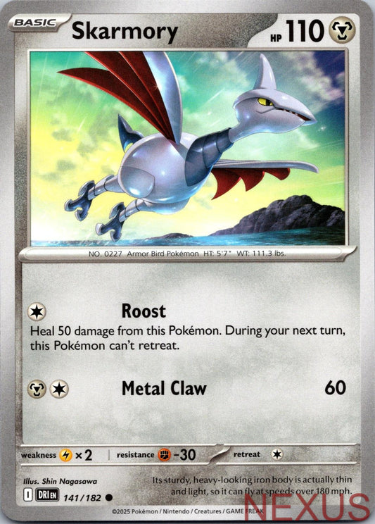 Skarmory 141/182 Common Near Mint