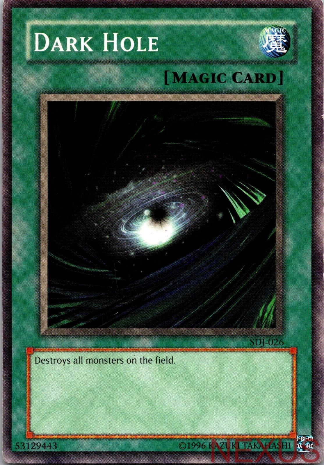 Dark Hole SDJ-026 Common Starter Deck: Joey Yu-Gi-Oh Unlimited Near Mint