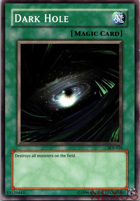 Dark Hole SDJ-026 Common Starter Deck: Joey Yu-Gi-Oh Unlimited Near Mint
