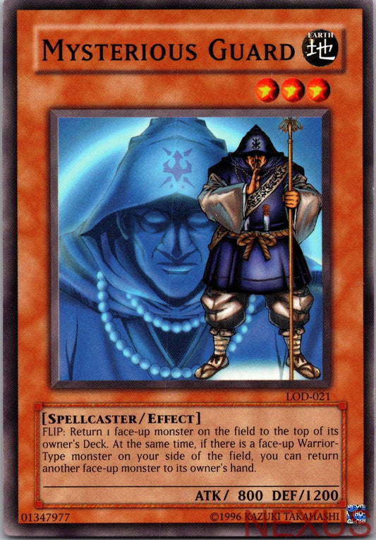 Mysterious Guard LOD-021 Common Legacy of Darkness Unlimited Near Mint