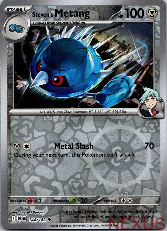 Steven's Metang 144/182 Uncommon Reverse Holo Near Mint