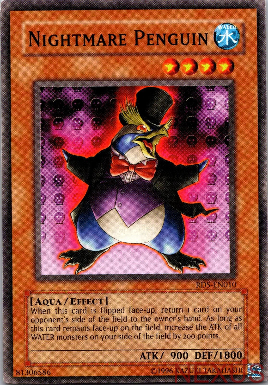 Nightmare Penguin RDS-EN010 Common Rise of Destiny Unlimited Near Mint