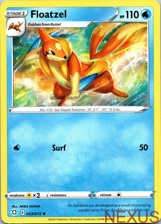 Floatzel 023/072 Uncommon Near Mint