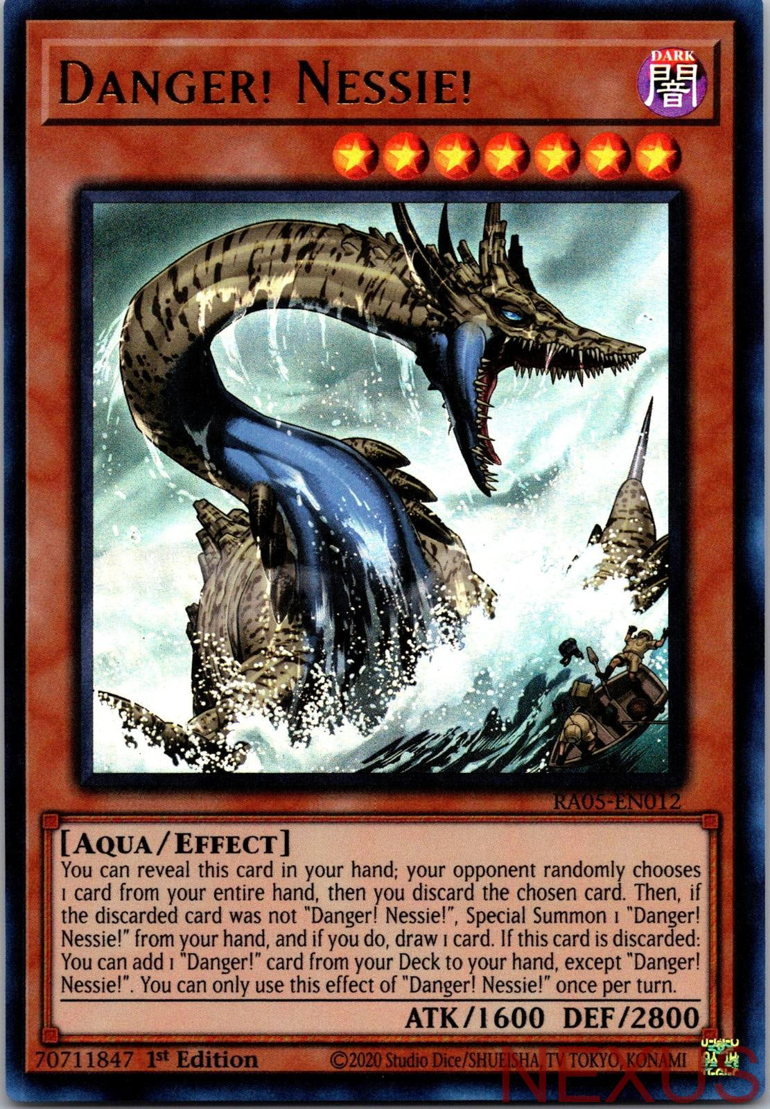 Danger! Nessie! (Ultra Rare) RA05-EN012 Ultra Rare 1st Edition Near Mint